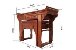 bàn thờ dài rộng bao nhiêu là đẹp
