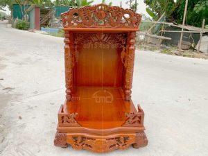 Bàn thờ thần tài đẹp hợp phong thủy giúp gia chủ may mắn phát tài