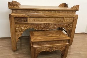 Xưởng Tân Minh Chính cung cấp đa dạng mẫu bàn thờ gỗ mít theo yêu cầu