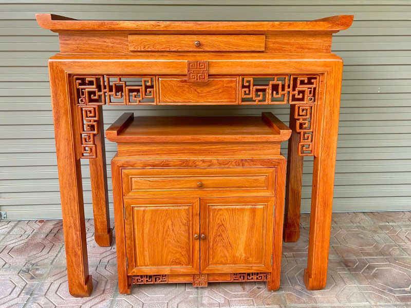 Mua án gian gỗ mít giá tốt, chuẩn phong thủy, chất lượng cao tại Tân Minh Chính