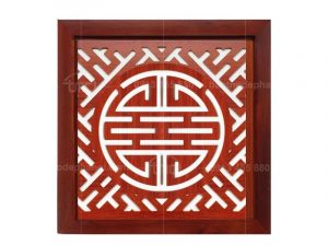 Tấm chống ám khói chữ thọ màu nâu 41x41