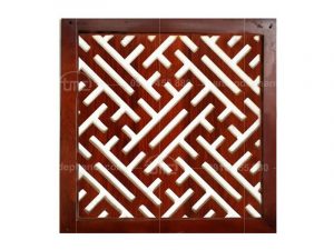 Tấm chống ám khói chữ vạn màu nâu 41x41